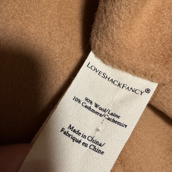 NWT Love Shack Fancy Morrow Jacket Camel 4 - Picture 13 of 14